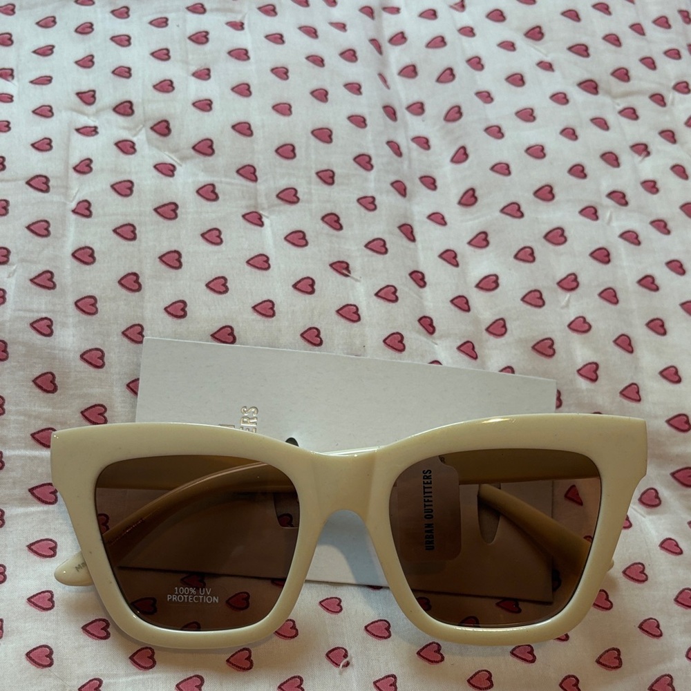 Urban Outfitters Cream Sunglasses